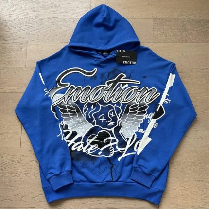 Mixed Emotion Brand Graffiti Blue Tracksuit