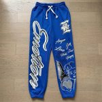 Mixed Emotion Brand Graffiti Blue Tracksuit