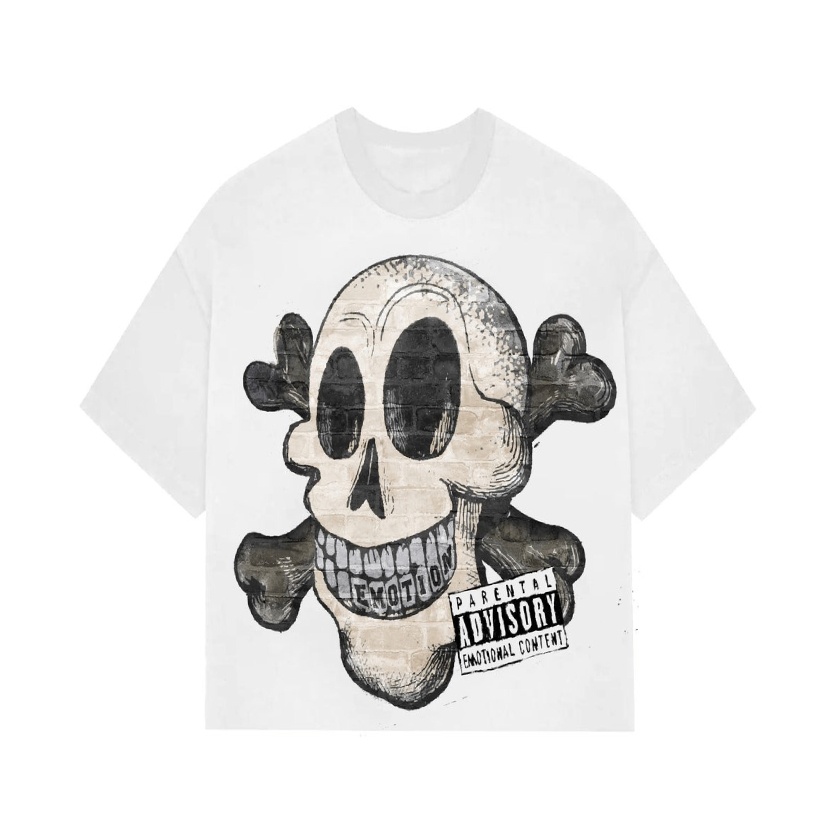 Mixed Emotional Brand Pirate Cropped Shirt Mixed Emotional Brand Pirate Cropped Shirt