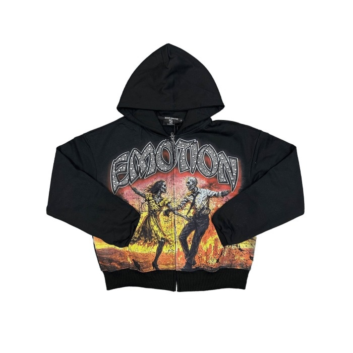 Mixed Emotional Last Dance Rhinestone Hoodie Mixed Emotional Last Dance Rhinestone Hoodie