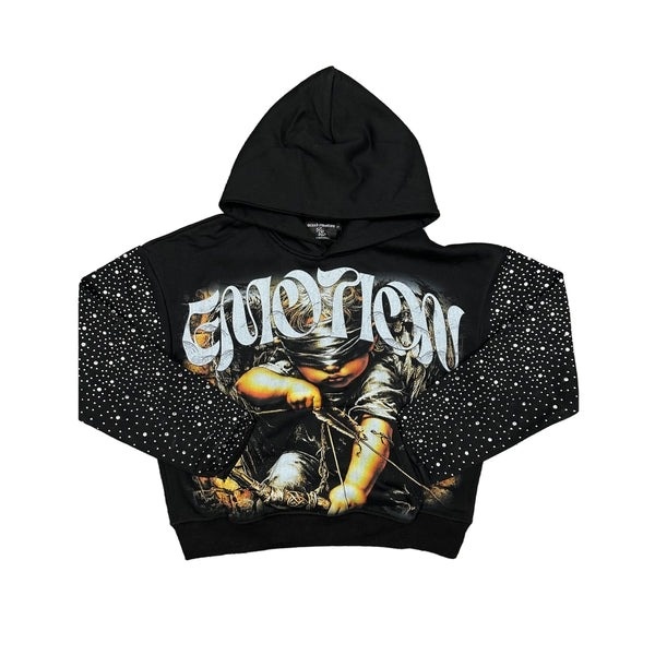 Mixed Emotions Archer Rhinestone Hoodie Mixed Emotions Archer Rhinestone Hoodie